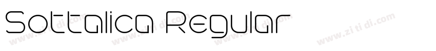 Sottalica Regular字体转换 Sottalica Regular字体转换